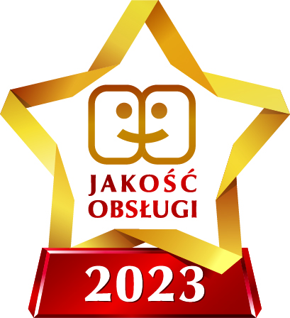 Godło Gwiazdy Jakości Obsługi 2023