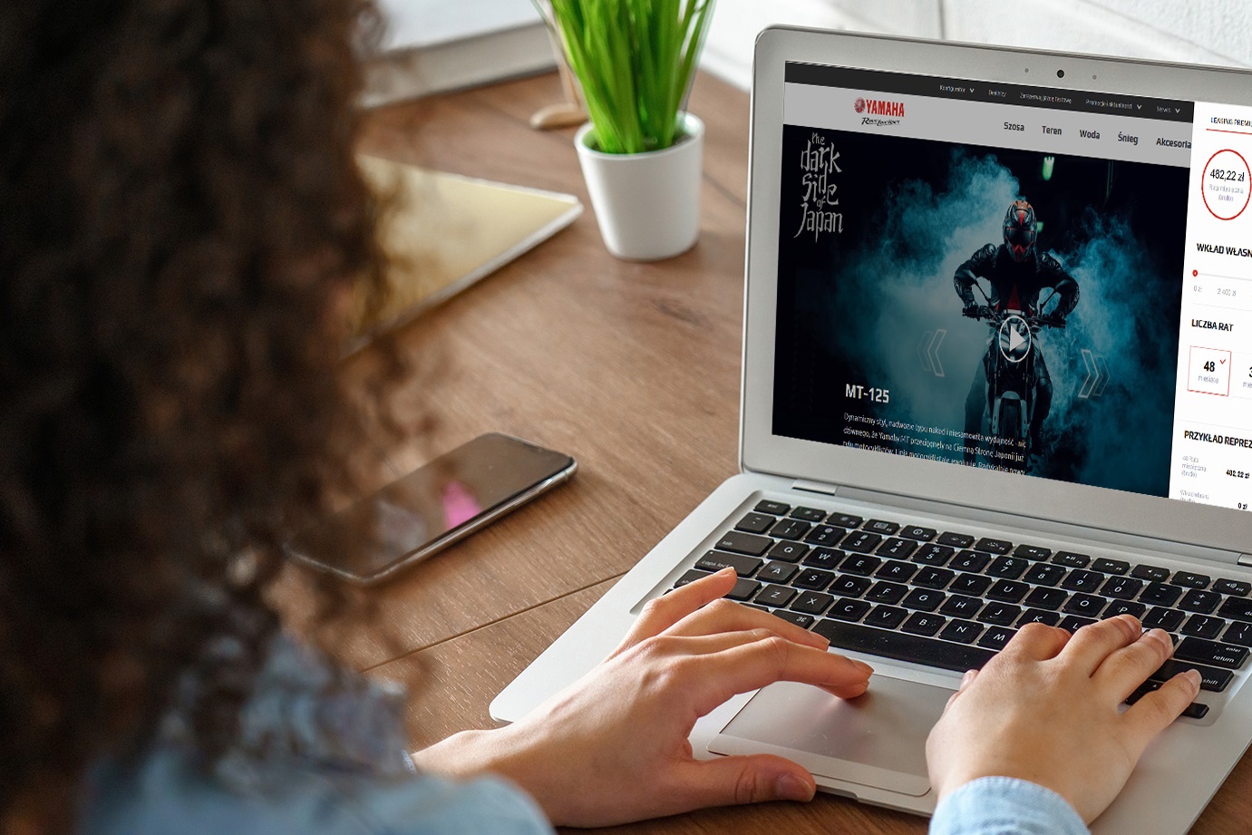Motocykle i skutery Yamahy - skonfiguruj i wybierz finansowanie online